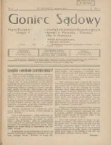 Goniec Sądowy: organ Związku Sądowych Urzędników Średnich i Kancelaryjnych Okręgu Sądu Apelacyjnego w Poznaniu i Toruniu z siedzibą w Poznaniu 1926.08 R.6 Nr8