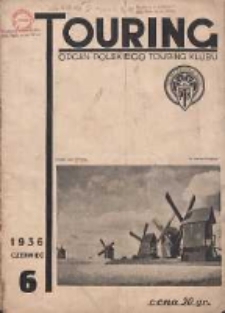 Touring: organ Polskiego Touring Klubu 1936.06 R.1(11) Nr6