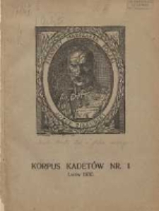 Orlęta: czasopismo młodzieży Korpusu Kadetów nr 1 we Lwowie 1930 R.3 Nr1