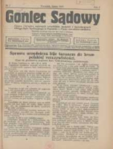 Goniec Sądowy: organ Związku Sądowych Urzędników Średnich i Kancelaryjnych Okręgu Sądu Apelacyjnego w Poznaniu 1927.07 R.7 Nr7