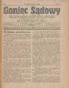 Goniec Sądowy: organ Związku Sądowych Urzędników Średnich i Kancelaryjnych Okręgu Sądu Apelacyjnego w Poznaniu 1928.04 R.8 Nr4