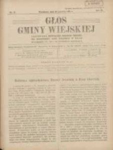 Głos Gminy Wiejskiej: czasopismo poświęcone sprawom Zrzeszenia Samopomocy Gmin Wiejskich w Polsce 1928.06.20 R.4 Nr17