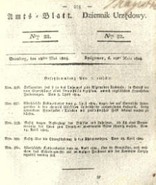 Amtsblatt der Königlichen Preussischen Regierung zu Bromberg. 1824.05.28 No.22