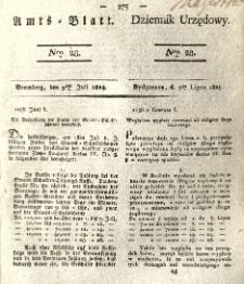 Amtsblatt der Königlichen Preussischen Regierung zu Bromberg. 1824.07.09 No.28
