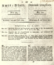 Amtsblatt der Königlichen Preussischen Regierung zu Bromberg. 1824.07.23 No.30