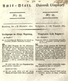 Amtsblatt der Königlichen Preussischen Regierung zu Bromberg. 1824.09.17 No.38