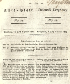 Amtsblatt der Königlichen Preussischen Regierung zu Bromberg. 1824.12.31 No.53