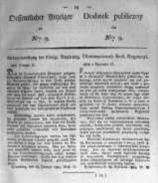 Oeffentlicher Anzeiger zum Amtsblatt No.9. der Königl. Preuss. Regierung zu Bromberg. 1824