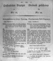 Oeffentlicher Anzeiger zum Amtsblatt No.12. der Königl. Preuss. Regierung zu Bromberg. 1824