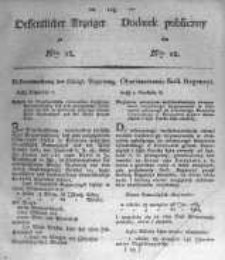 Oeffentlicher Anzeiger zum Amtsblatt No.12. der Königl. Preuss. Regierung zu Bromberg. 1824