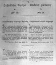 Oeffentlicher Anzeiger zum Amtsblatt No.17. der Königl. Preuss. Regierung zu Bromberg. 1824