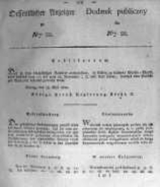 Oeffentlicher Anzeiger zum Amtsblatt No.22. der Königl. Preuss. Regierung zu Bromberg. 1824