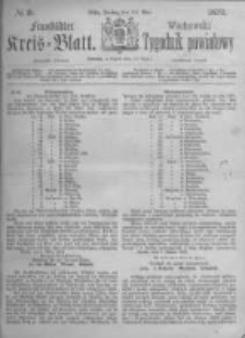 Fraust&auml;dter Kreisblatt. 1872.05.10 Nr19