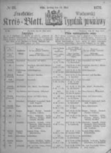 Fraust&auml;dter Kreisblatt. 1872.05.31 Nr22