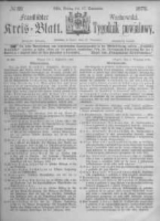 Fraust&auml;dter Kreisblatt. 1872.09.27 Nr39