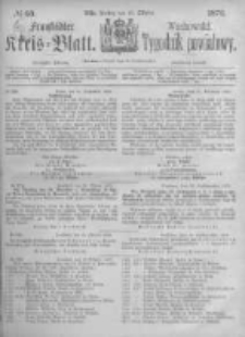 Fraust&auml;dter Kreisblatt. 1872.10.25 Nr43