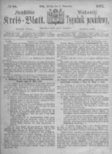 Fraust&auml;dter Kreisblatt. 1872.11.01 Nr44