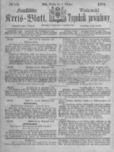Fraustädter Kreisblatt. 1874.10.02 Nr40