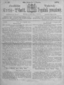 Fraust&auml;dter Kreisblatt. 1874.12.04 Nr49