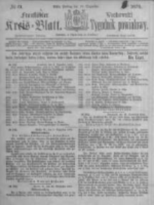Fraust&auml;dter Kreisblatt. 1874.12.18 Nr51