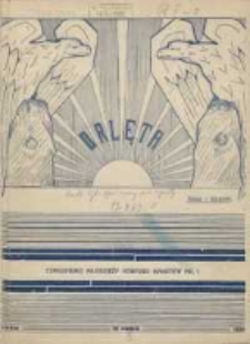 Orlęta: czasopismo młodzieży Korpusu Kadetów nr 1 we Lwowie 1928.03.19 R.1 Nr1
