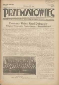 Przemysłowiec: tygodnik dla polskiego rzemiosła, przemysłu i handlu: organ Związku Towarzystw Przemysłowych 1933.04.02 R.30 Nr11