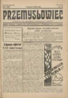 Przemysłowiec: tygodnik dla polskiego rzemiosła, przemysłu i handlu: organ Związku Towarzystw Przemysłowych 1934.04.01 R.31 Nr13