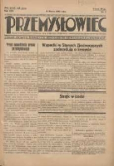 Przemysłowiec: tygodnik dla polskiego rzemiosła, przemysłu i handlu: organ Związku Towarzystw Przemysłowych 1933.03.19 Nr9