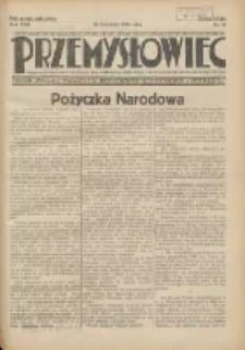 Przemysłowiec: tygodnik dla polskiego rzemiosła, przemysłu i handlu: organ Związku Towarzystw Przemysłowych 1933.09.24 R.30 Nr36