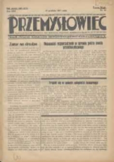Przemysłowiec: tygodnik dla polskiego rzemiosła, przemysłu i handlu: organ Związku Towarzystw Przemysłowych 1933.12.10 R.30 Nr47