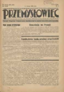 Przemysłowiec: tygodnik dla polskiego rzemiosła, przemysłu i handlu: organ Związku Towarzystw Przemysłowych 1934.02.11 R.31 Nr6