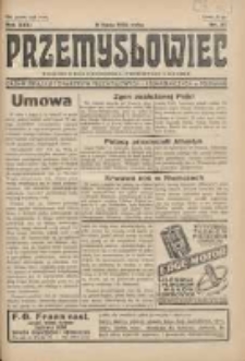 Przemysłowiec: tygodnik dla polskiego rzemiosła, przemysłu i handlu: organ Związku Towarzystw Przemysłowych 1934.07.08 R.31 Nr27