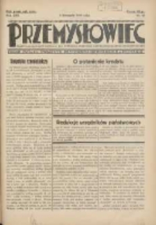 Przemysłowiec: tygodnik dla polskiego rzemiosła, przemysłu i handlu: organ Związku Towarzystw Przemysłowych 1933.11.05 R.30 Nr42