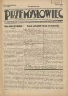 Przemysłowiec: tygodnik dla polskiego rzemiosła, przemysłu i handlu: organ Związku Towarzystw Przemysłowych 1934.02.04 R.31 Nr5