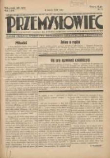 Przemysłowiec: tygodnik dla polskiego rzemiosła, przemysłu i handlu: organ Związku Towarzystw Przemysłowych 1934.03.04 R.31 Nr9
