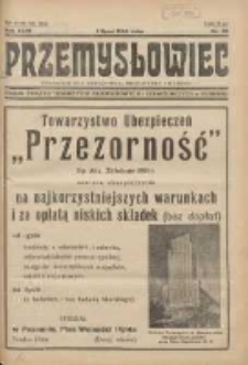 Przemysłowiec: tygodnik dla polskiego rzemiosła, przemysłu i handlu: organ Związku Towarzystw Przemysłowych 1934.07.01 R.31 Nr26
