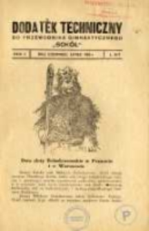 Dodatek Techniczny do Przewodnika Gimnastycznego "Sokół" 1925.05/07 R.1 L.5/7