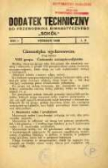 Dodatek Techniczny do Przewodnika Gimnastycznego "Sokół" 1925.09 R.1 L.9