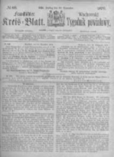 Fraust&auml;dter Kreisblatt. 1872.11.29 Nr48