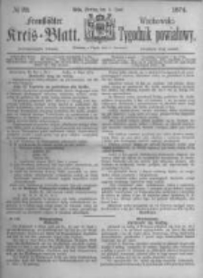 Fraust&auml;dter Kreisblatt. 1874.06.05 Nr23