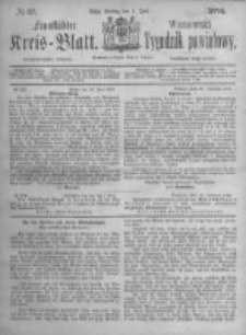 Fraustädter Kreisblatt. 1874.07.03 Nr27
