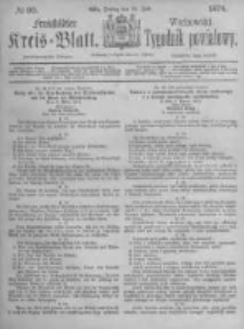 Fraustädter Kreisblatt. 1874.07.24 Nr30