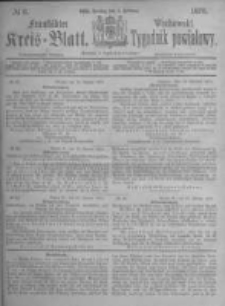 Fraustädter Kreisblatt. 1875.02.05 Nr6