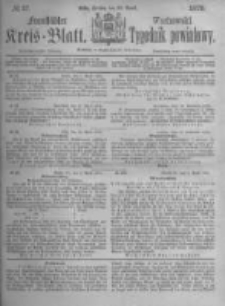 Fraustädter Kreisblatt. 1875.04.23 Nr17