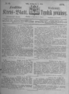 Fraustädter Kreisblatt. 1875.05.21 Nr21