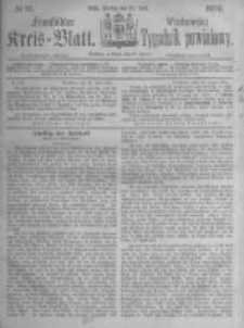 Fraust&auml;dter Kreisblatt. 1875.07.30 Nr31