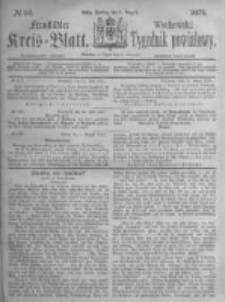 Fraustädter Kreisblatt. 1875.08.06 Nr32