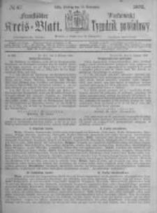 Fraust&auml;dter Kreisblatt. 1875.11.19 Nr47