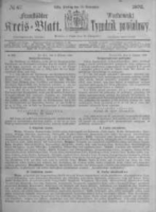 Fraustädter Kreisblatt. 1875.11.19 Nr47