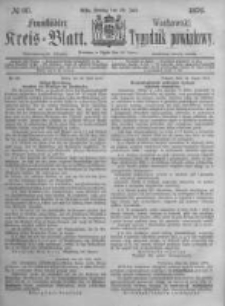 Fraust&auml;dter Kreisblatt. 1876.07.28 Nr30